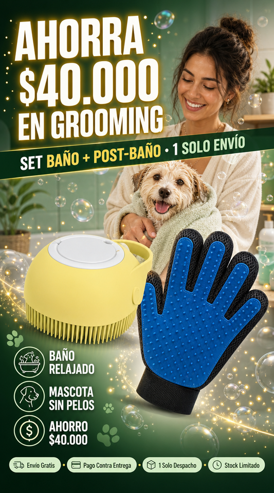 Combo · Kit Baño & Grooming Mascotas hero