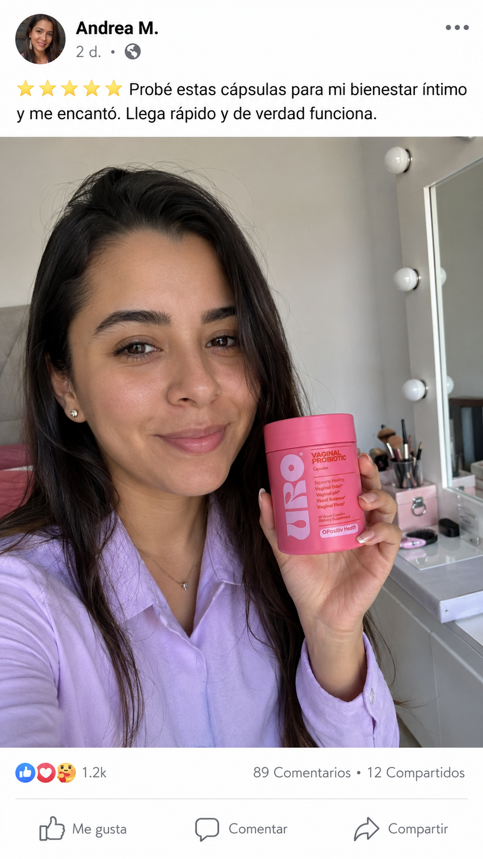URO SOFTGEL testimonio Facebook 11b